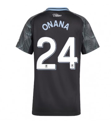 Aston Villa Amadou Onana #24 Replika Udebanetrøje Dame 2025-26 Kortærmet